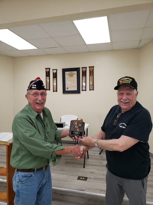 A Big Congratulations to Nolan Jackson for being selected as VFW Post 1264 member of the year.